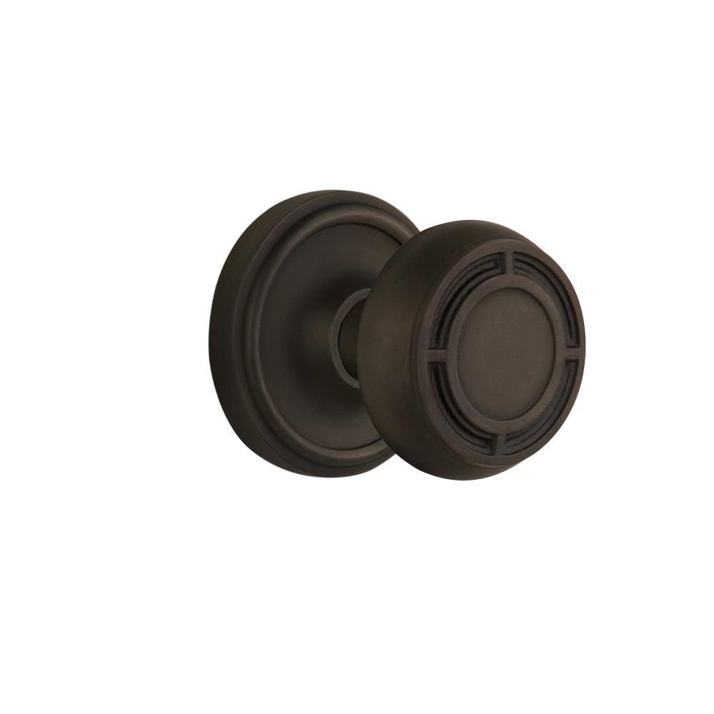 Nostalgic Warehouse CLAMIS Double Dummy Knob Classic Rosette with Mission Knob in Oil